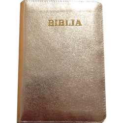 Biblie piele medie lux, coperta aurie